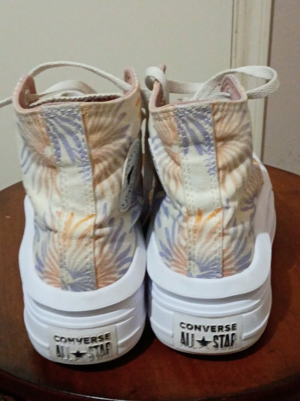 Converse Womens All-Star Move Floral Palm Size 9 Chuck Taylor Platform A06672C - Picture 9 of 13
